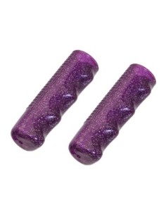 Lowrider Grips 7/8 long 95mm Sparkle/Purple.